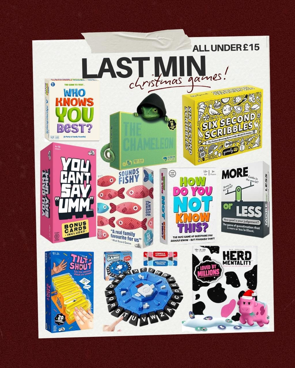 Last minute Christmas games! All under £15 👏🏽 amazing value! 

#ltkamazon Christmas games, Christmas hosting 

#LTKuk #LTKwinter #LTKfestive