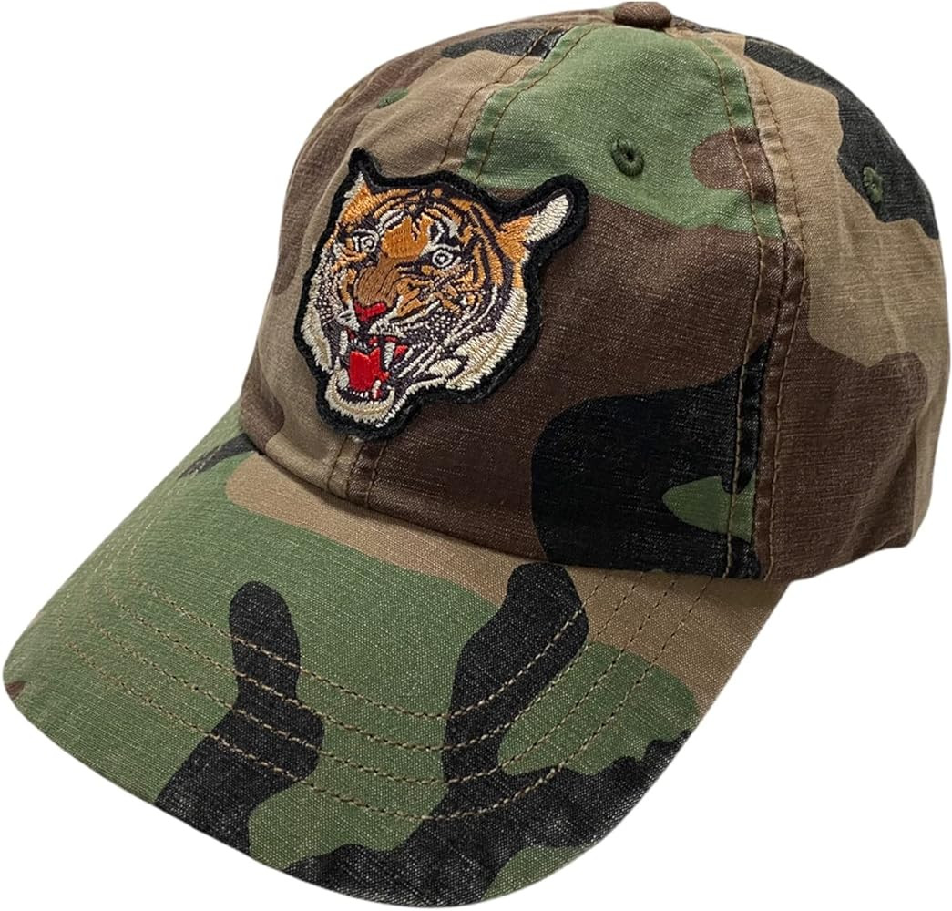 Polo Ralph Lauren Mens Teddy Bear Adjustable Ball Cap Hat (Camo/Tiger) | Amazon (US)