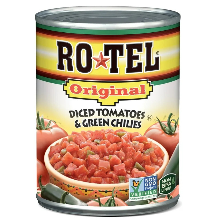 ROTEL Original Diced Tomatoes and Green Chilies, 10 oz | Walmart (US)