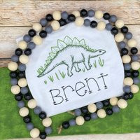 Boys Dinosaur Shirt/Sketch Toddler Kids Dino Custom | Etsy (US)