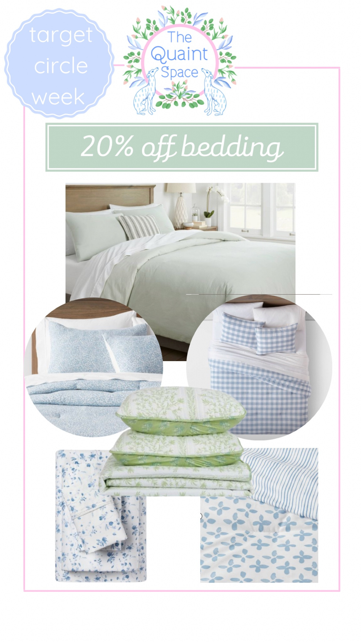 20% off bedding for Target circle week! 

#LTKunder100 #LTKsalealert #LTKhome