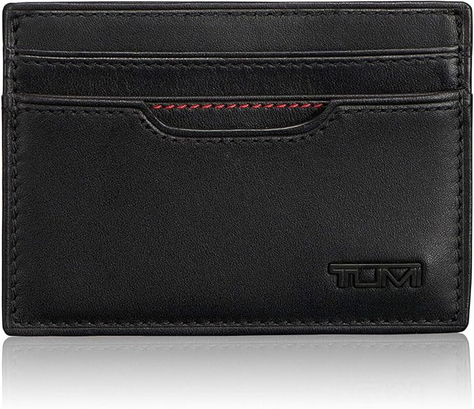 TUMI - Delta Money Clip Card Case Wallet - RFID Blocking Wallet for Men - Premium Leather - Pocke... | Amazon (US)