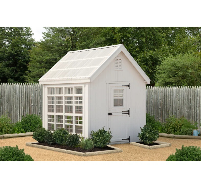 Colonial Gable 8 Ft. W x 16 Ft. D Greenhouse | Wayfair North America