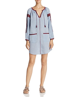 Joie Adelind Embroidery-Detail Cotton Dress | Bloomingdale's (UK)