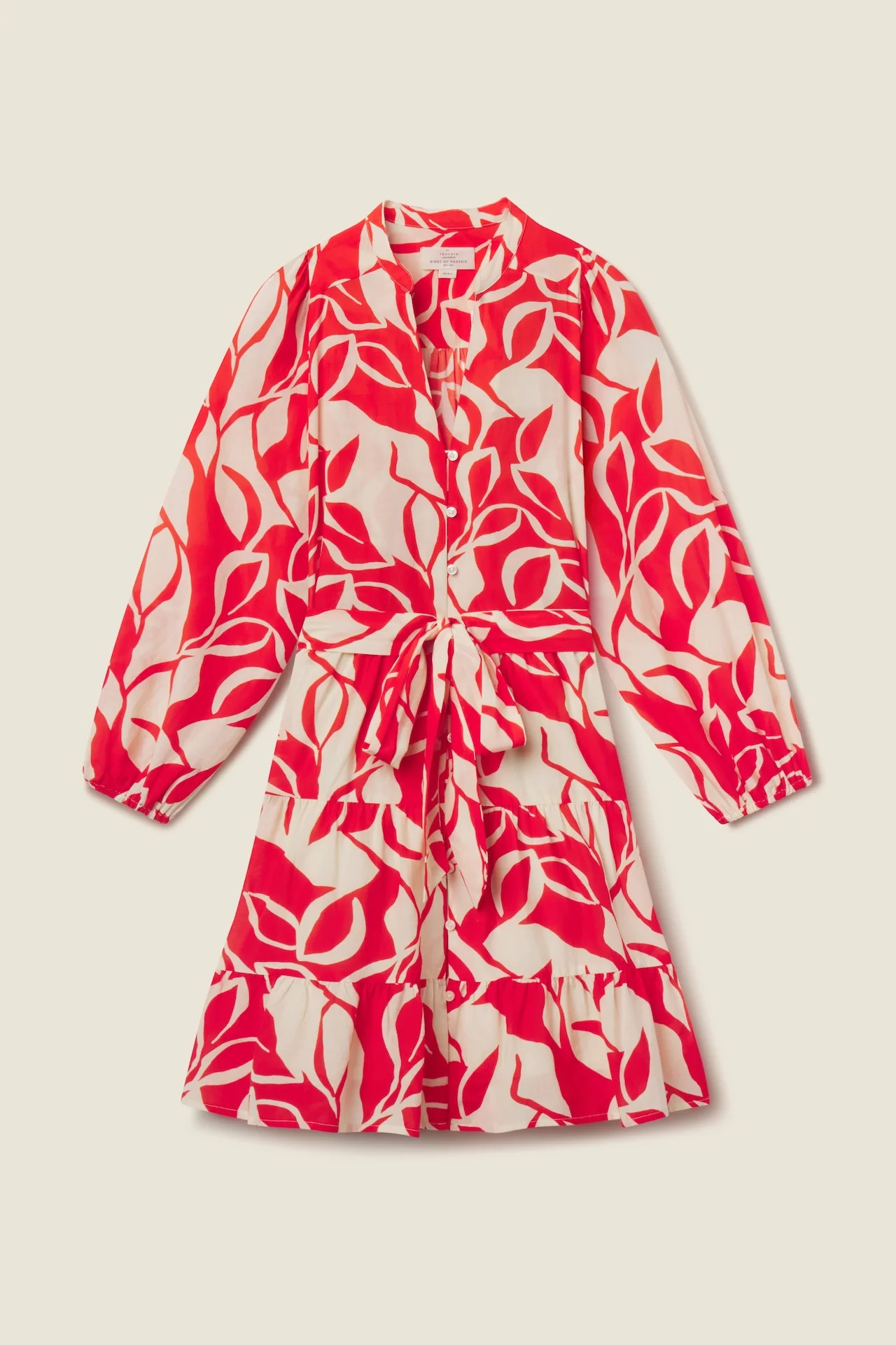 Celeste Dress Red Amaranta | TROVATA