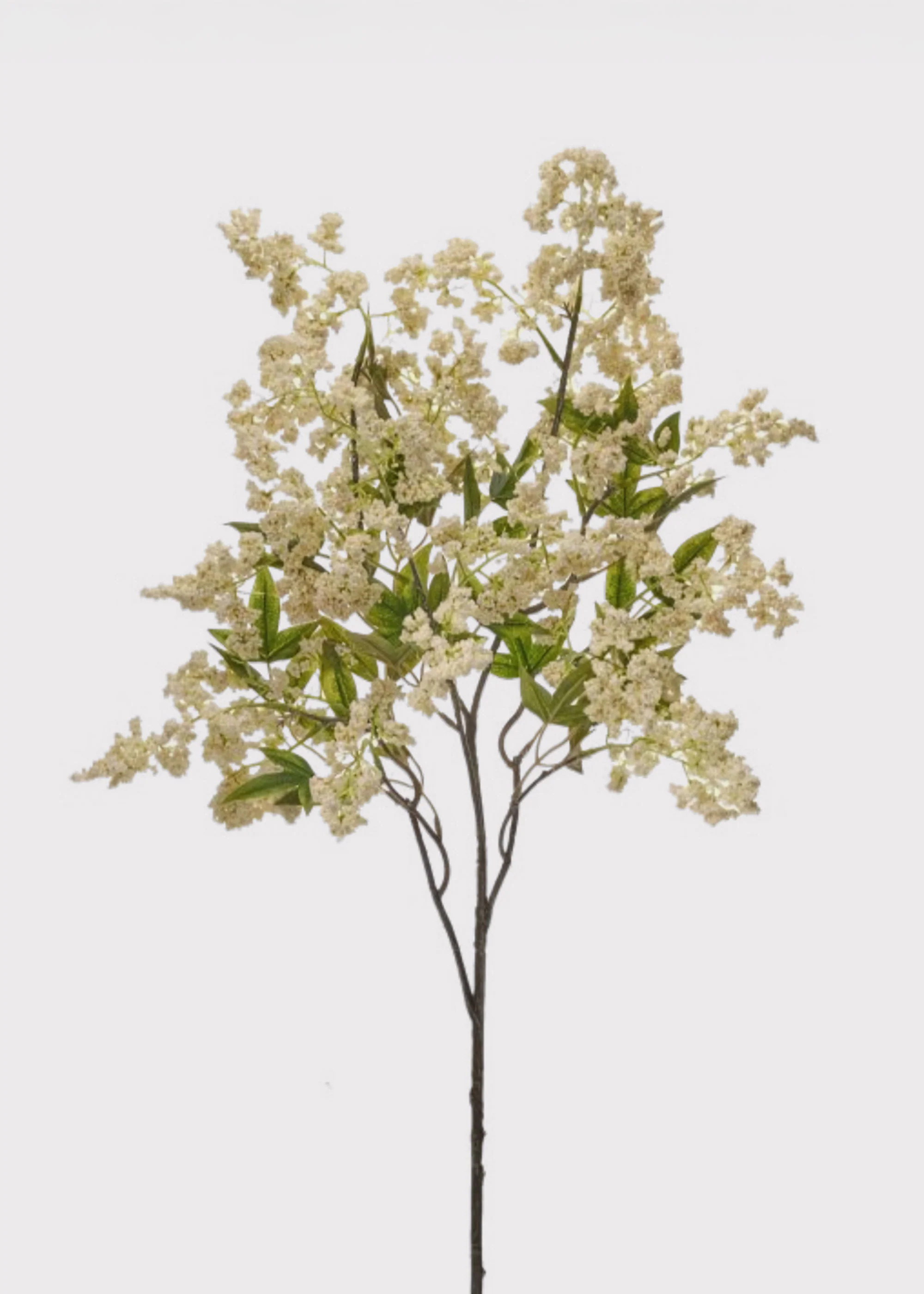Cream Artificial Wild Plum Berry Branch - 43" | Afloral
