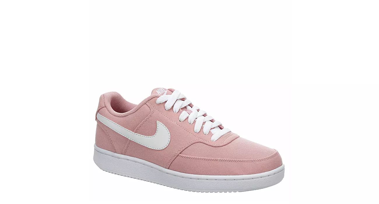Nike Womens Court Vision Low Canvas Sneaker - Pale Pink | Rack Room Shoes
