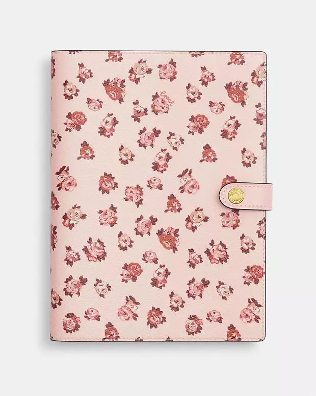 Notebook With Rosette Print | Coach Outlet US