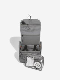 Slate Grey Hanging Washbag | Stackers