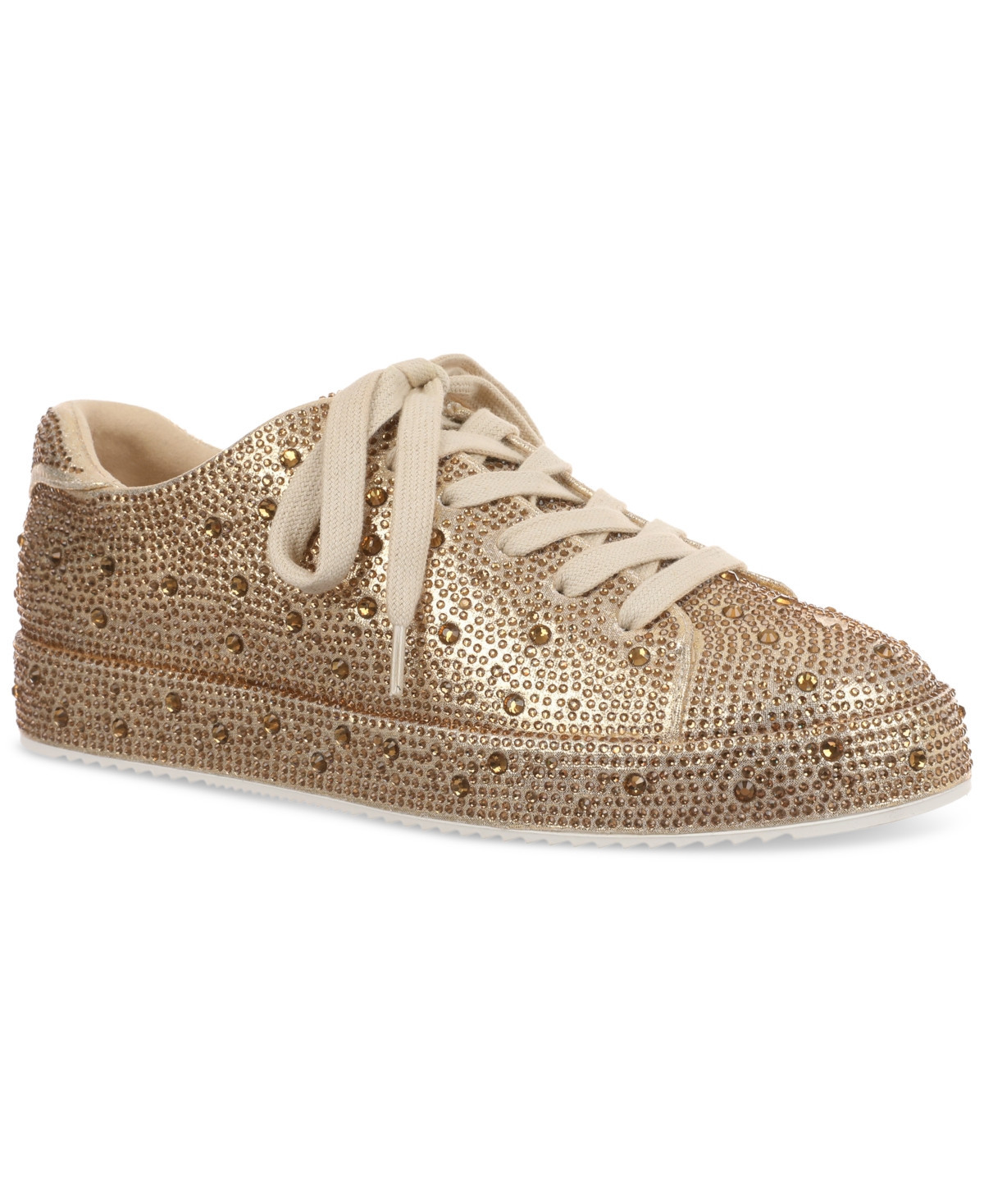I.n.c. International Concepts Women's Lola Sneakers, Created for Macy's - Gold Bling | Macy's