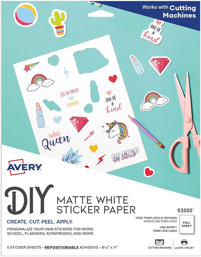 Printable sticker paper | Amazon (US)