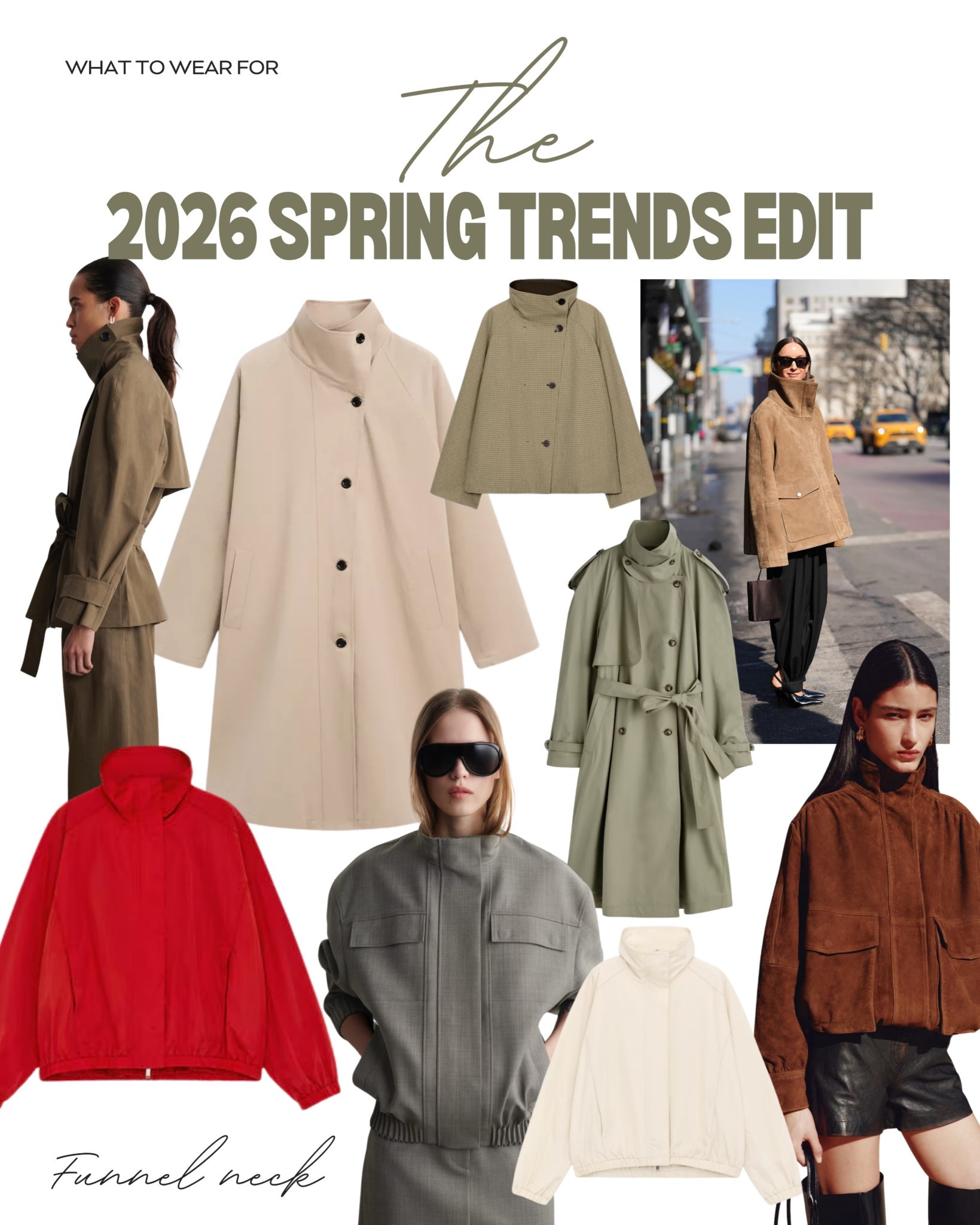 2026 spring trends: funnel neck 🧥 

#LTKuk #LTKstyletip #LTKspring