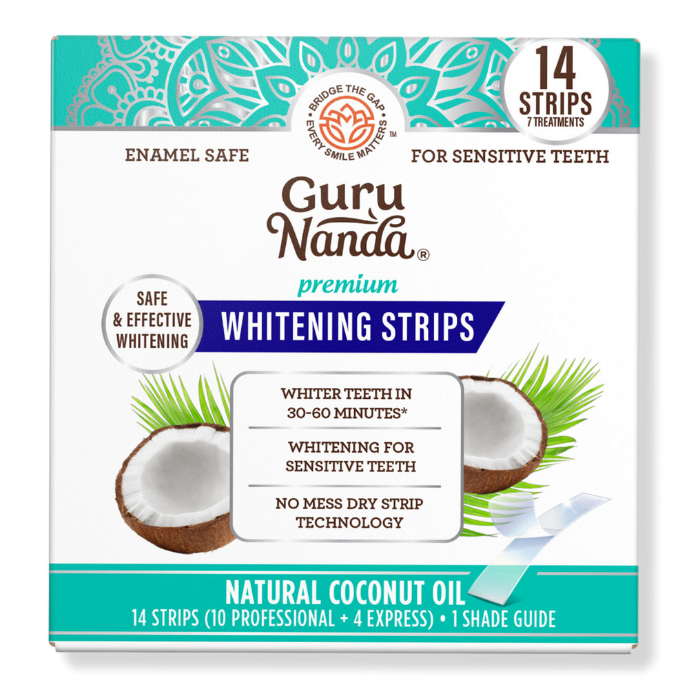 GuruNanda Whitening Strips - 7 Day Treatment | Ulta