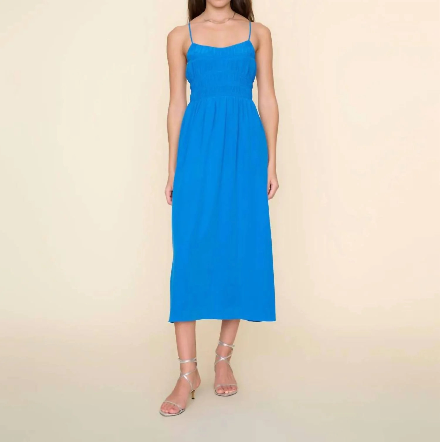 Stylla Dress In Blue Opal | Shop Simon