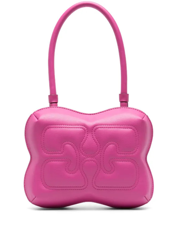 Butterfly logo-embossed shoulder bag | Farfetch Global