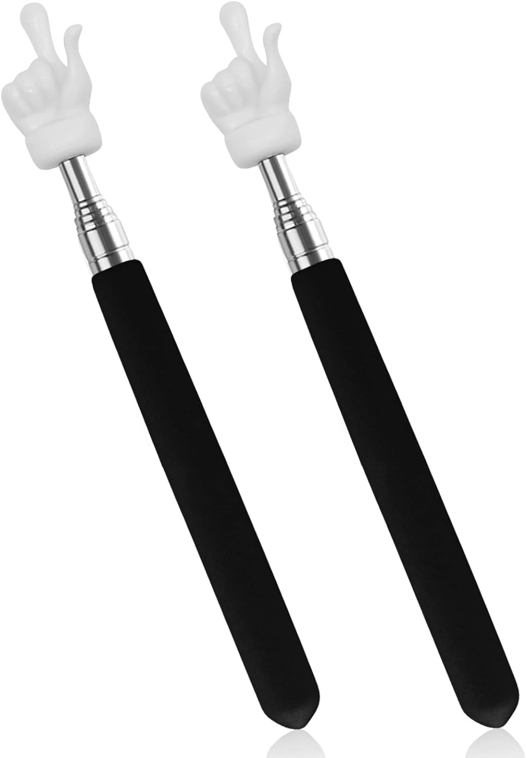 2Pcs Telescopic Teachers Pointer, Extendable Hand Pointer Finger Pointer Stick, Mini Retractable ... | Amazon (US)