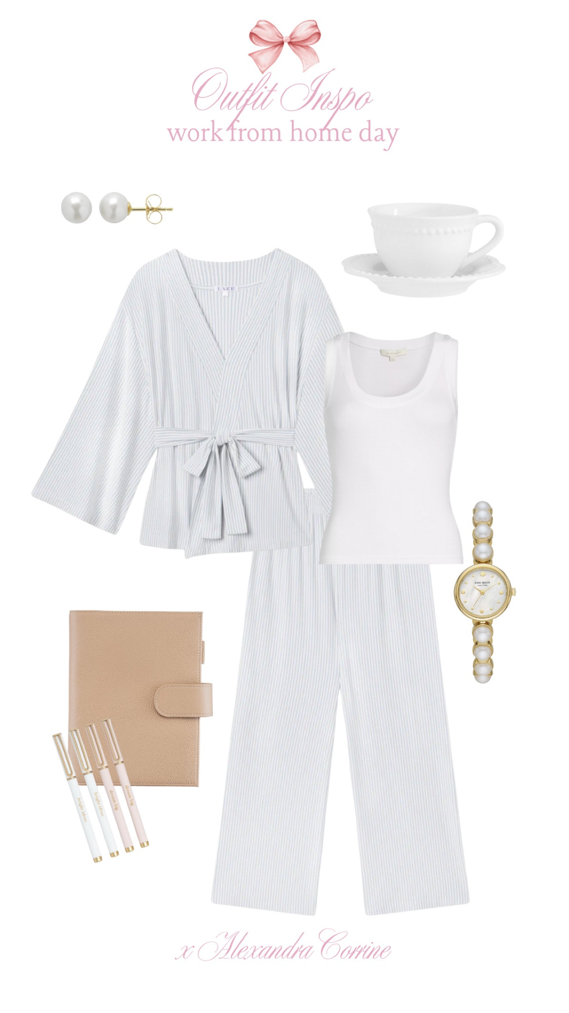 Work from home outfit inspo ☕️🤍⌨️

Loungewear, lounge set, matching set, co ord, lake pajamas, grandmillennial, grand millennial, preppy, wfh, boss babe

#LTKStyleTip #LTKWorkwear