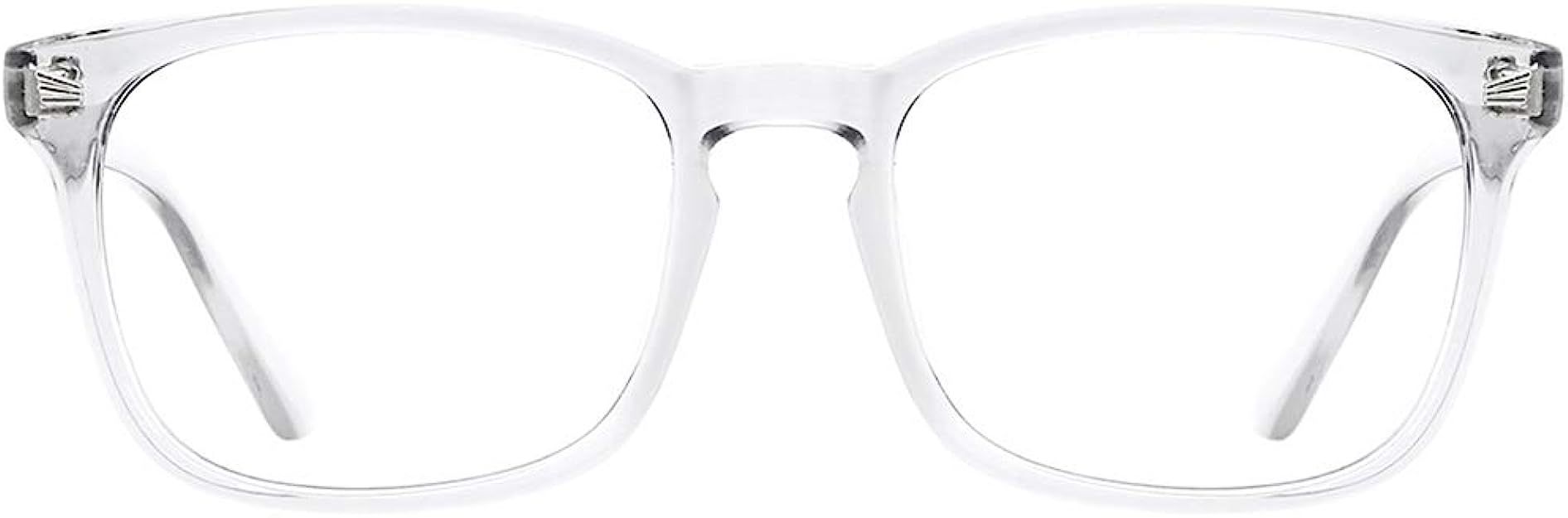 TIJN Blue Light Blocking Glasses Square Nerd Eyeglasses Frame Anti Blue Ray Computer Game Glasses | Amazon (US)