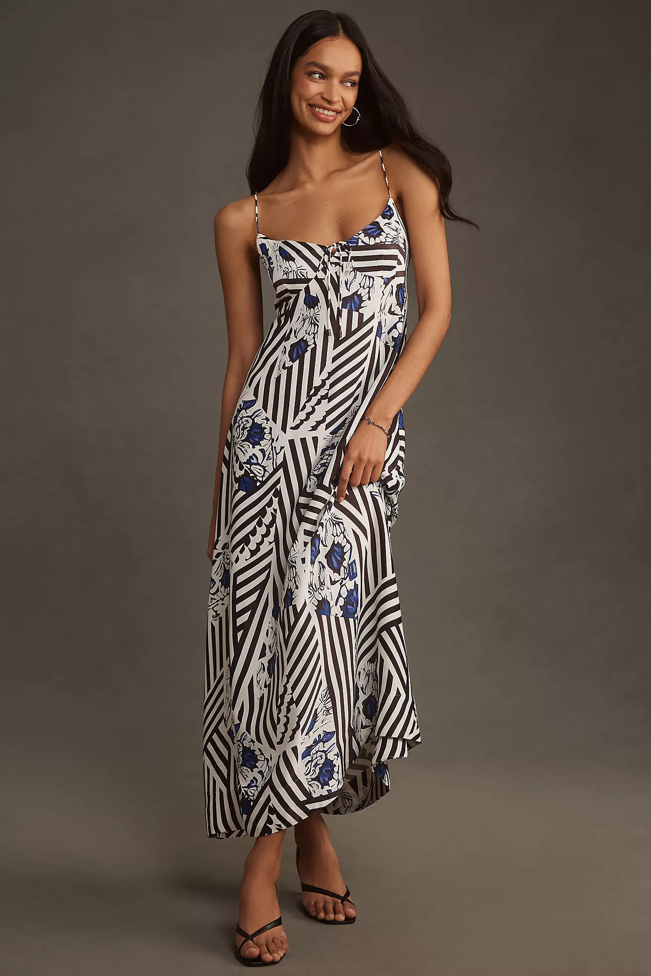 Maeve Printed Slip Dress | Anthropologie (US)
