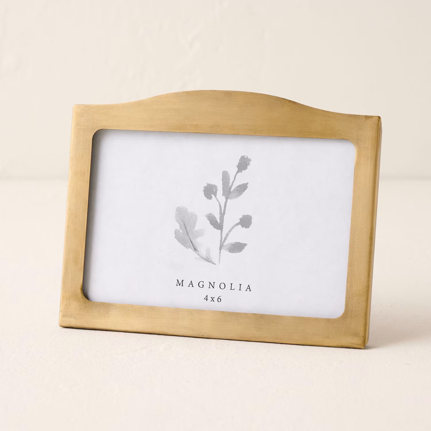 Beveled Antique Brass Photo Frame | Magnolia