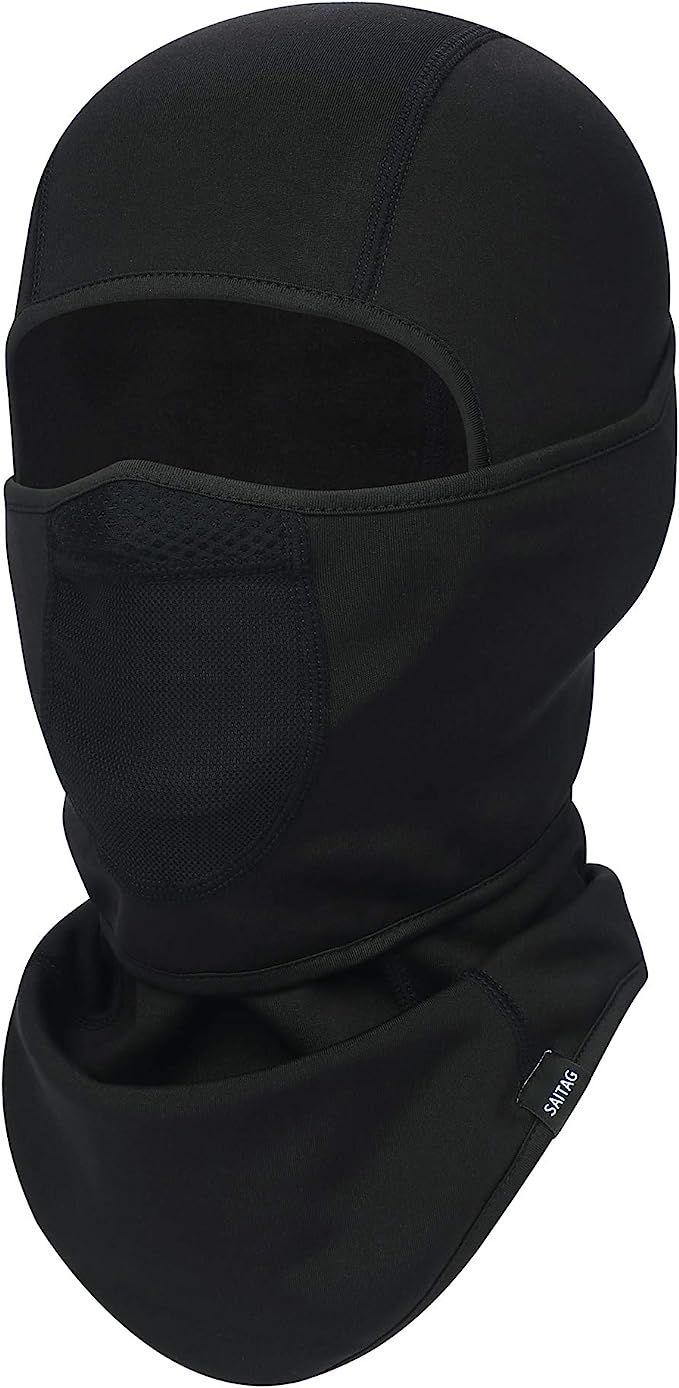 SAITAG Balaclava Ski Mask Warm Face Mask for Cold Weather Winter Skiing Snowboarding Motorcycling... | Amazon (US)