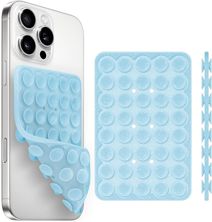 Yojaro Silicone Suction Cup Phone Case Mount Double Sided, Phone Accessories Hands-Free Strong Gr... | Amazon (US)