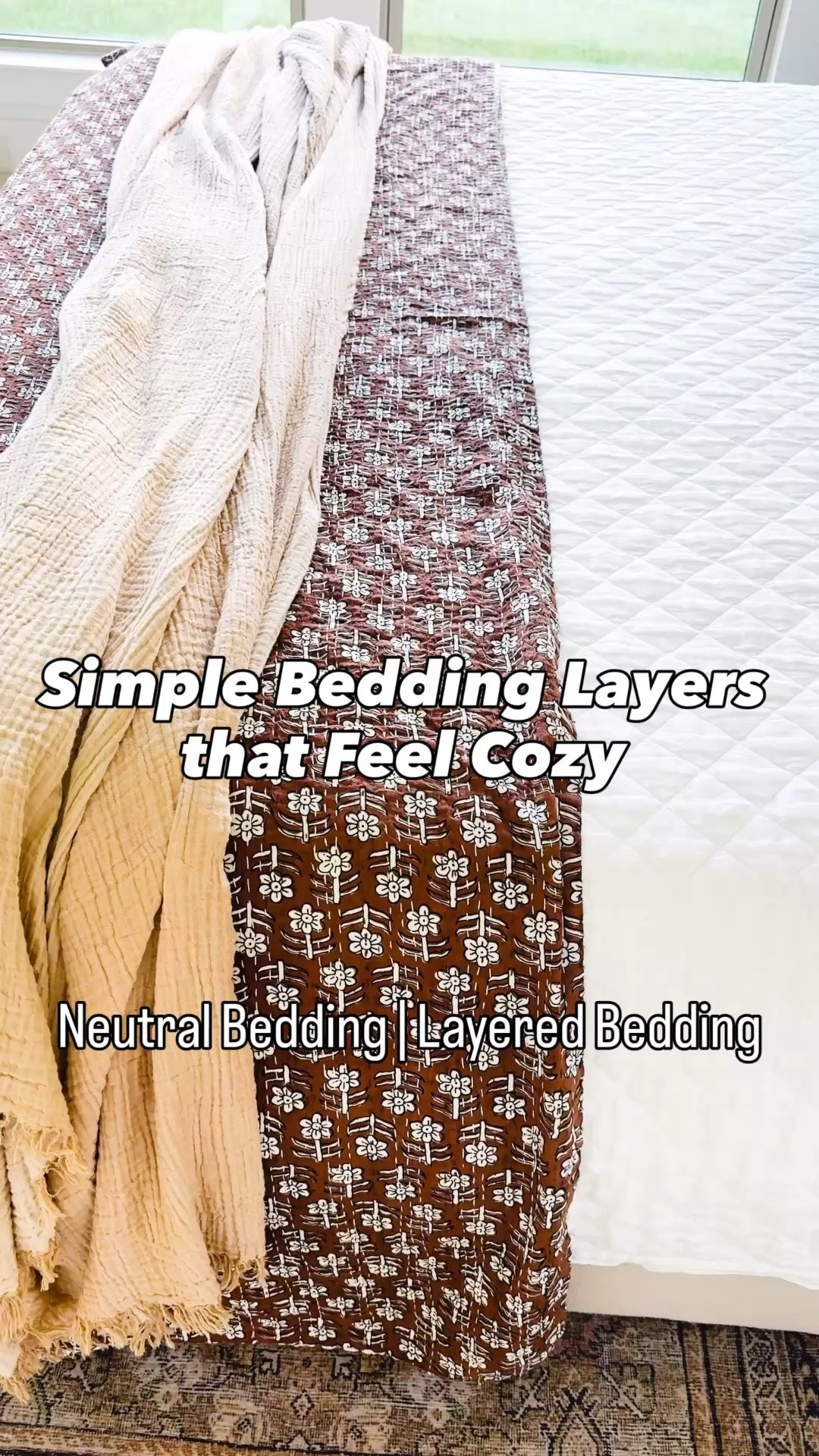 Creating a cozy bedroom doesn’t have to mean buying an entirely new bedding set. Layering neutral bedding, textured pillows, gingham shams, and a lightweight throw instantly gives your bed that collected designer look while still feeling comfortable and lived in. These are some of my favorite bedroom pieces for creating a timeless, cozy retreat that works year-round. @quince Follow me on LTK for daily home decor, fashion, and Amazon finds.

#LTKHome #LTKSaleAlert