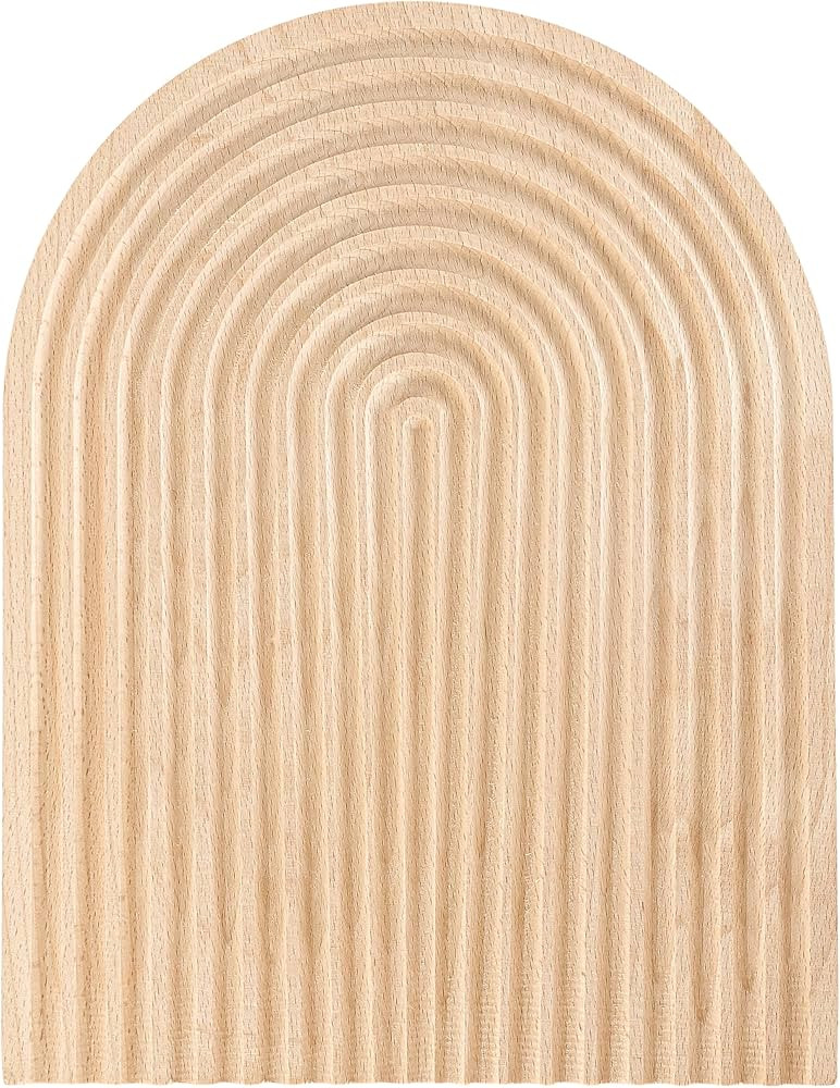 Winter Shore Wooden Cutting Board Decor - Food-Safe Beech Wood Charcuterie Serving Board for Appe... | Amazon (UK)