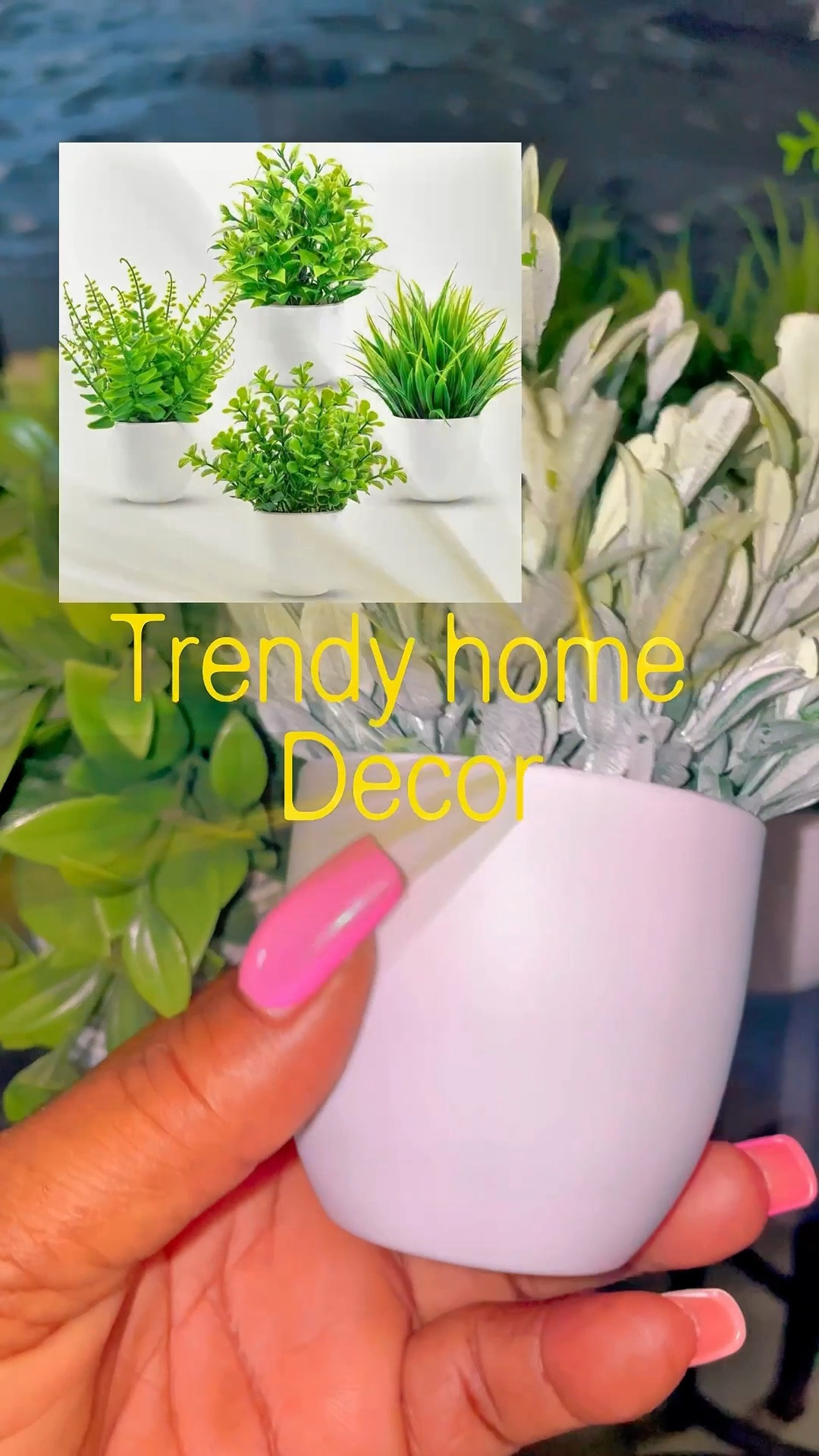 4 pc miniature vase with flowers they are natural looking the cutest set ever comes in white vase only as well if you’re looking to brighten up any small space then these miniature vase with flowers are perfect 

#LTKCyberWeek #LTKGiftGuide #LTKHome