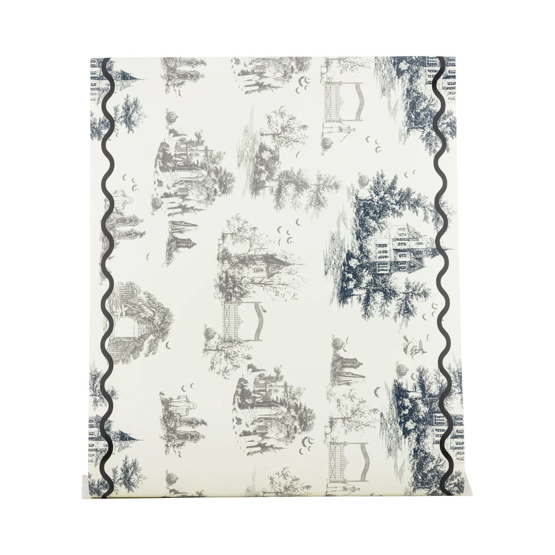 Halloween Toile Table Runner | My Mind's Eye