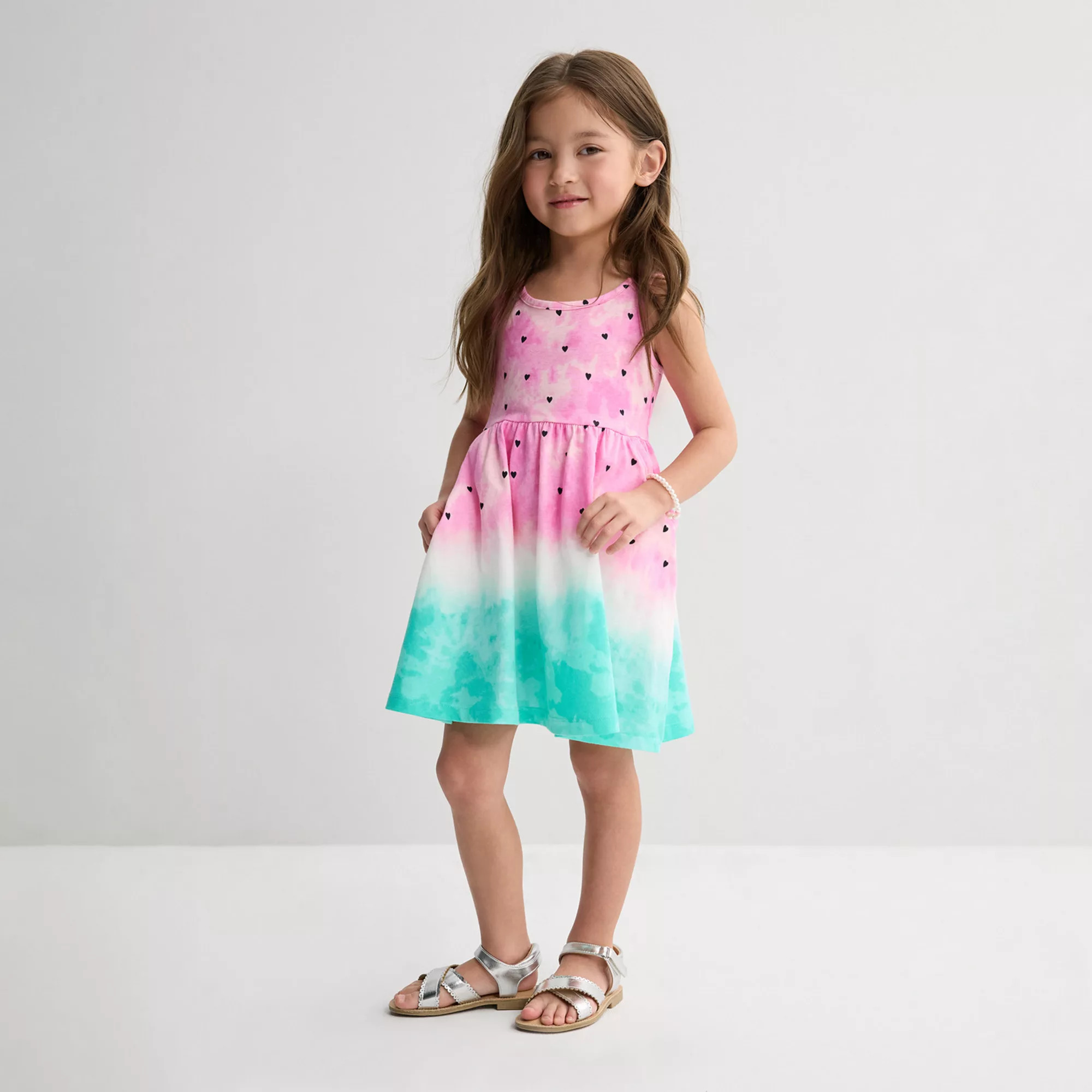Baby & Toddler Girl Jumping Beans\u00ae Core Tank Dress | Kohl's