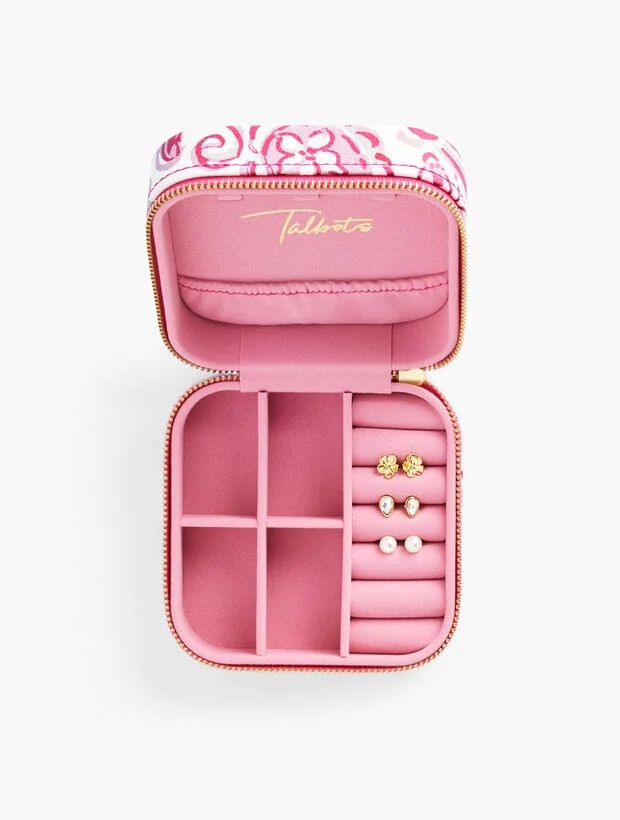 Floral Jewelry Case & Stud Earring Set | Talbots