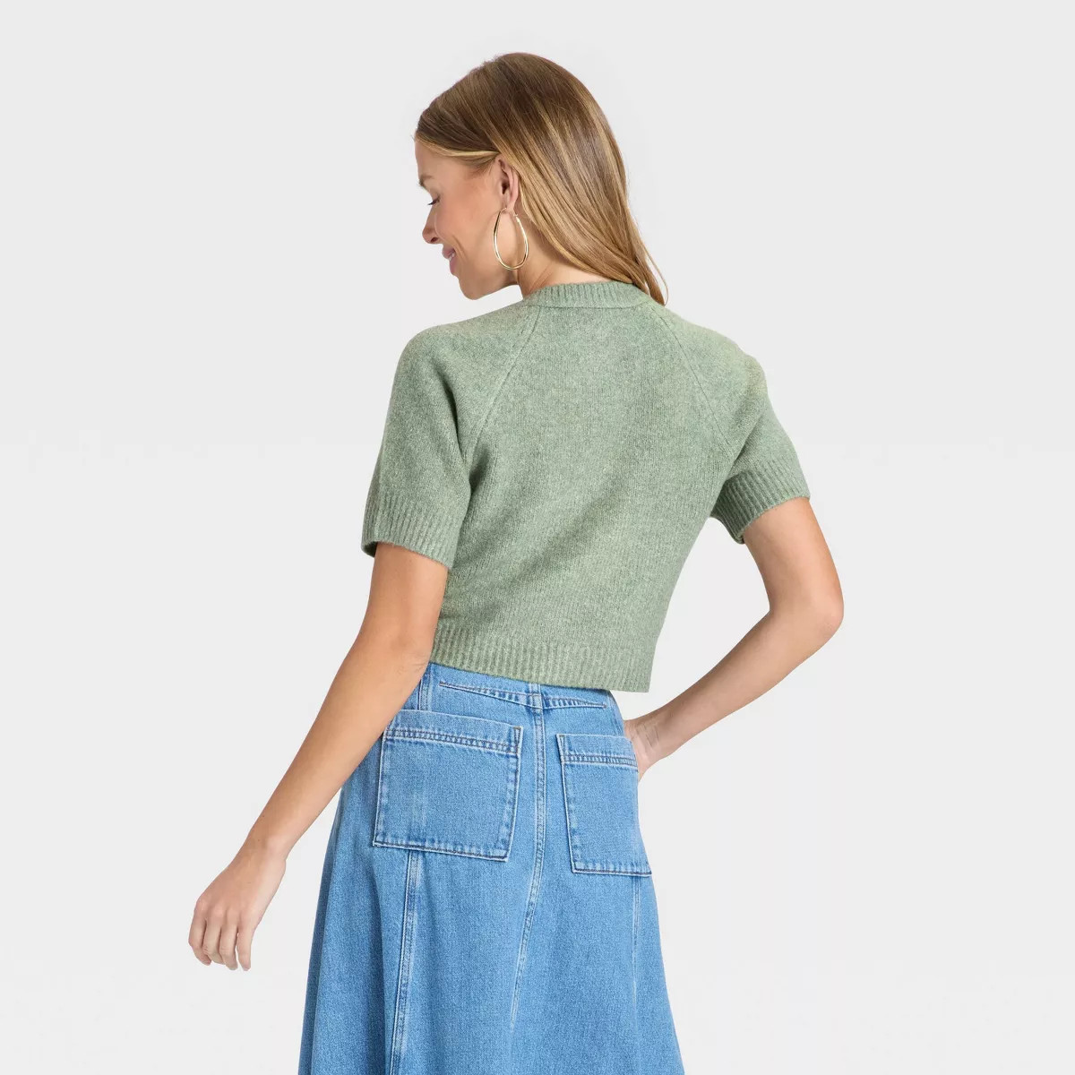 Women's Short Sleeve Cozy Knit Button-Down Cardigan - Universal Thread™ | Target