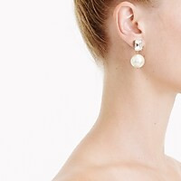 Gem pearl earrings | J. Crew US