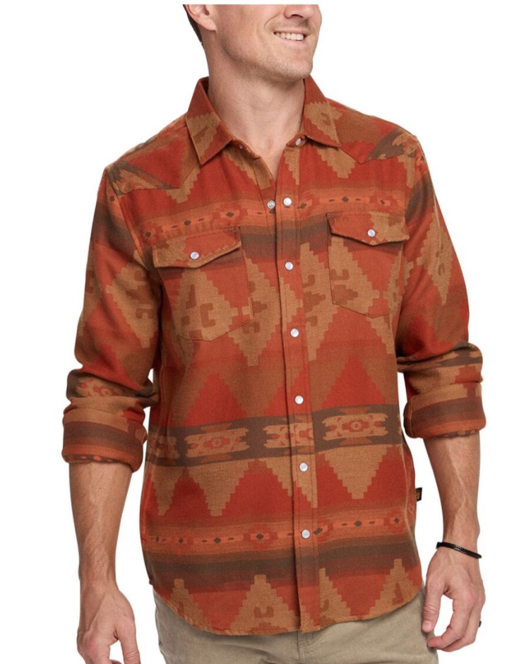 @Howlerbros Men's Sheridan Shirt in "terracotta" for $119 only from @dickssportinggoods (not direct) i ordered this one for a christmas present! 

#LTKGiftGuide #LTKMens #LTKSaleAlert