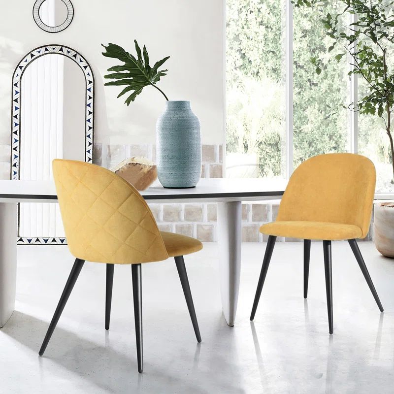 Autaugaville Upholstered Dining Chair (Set of 2) | Wayfair North America