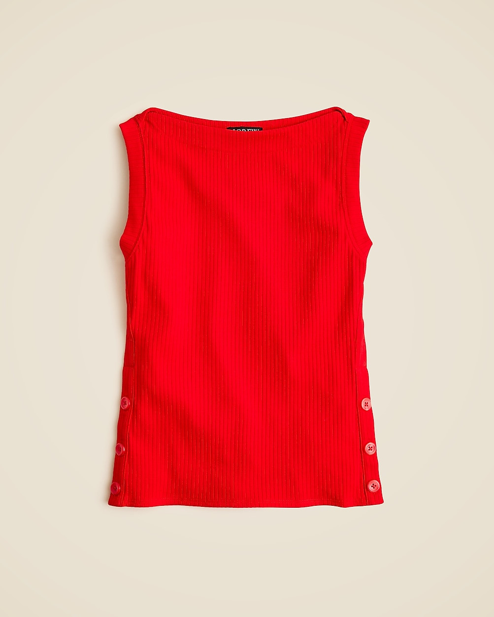 Premium rib side-button top | J. Crew US
