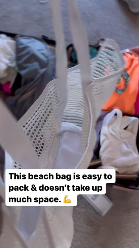 Must have beach bag for your next summer vacation! 

Beach bag. Amazon finds. White mesh beach bag.

#LTKfindsunder50 #LTKtravel #LTKitbag