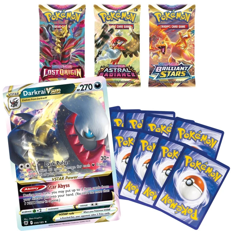 Pokemon Cards: Darkrai VSTAR Premium Collection Box Pokémon TCG | Walmart (US)