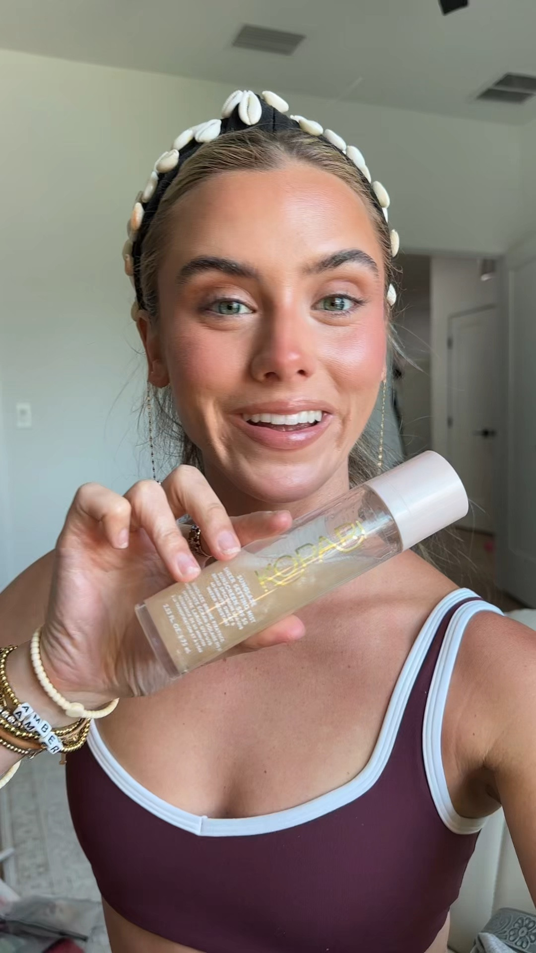 Shield your skin from harmful rays and glow from within with Sunglaze Sheer Setting Mist Sunscreen SPF 50. Designed for daily use, this ultra-fine, lightweight mist dries quickly, seamlessly applying over skincare or makeup. Infused with hyaluronic and polyglutamic acids, it hydrates skin for that glass skin finish that lasts all day. Plus, transport yourself to paradise with the subtle & refreshing melon scent. Reapplying sunscreen or finishing your routine has never been easier!

#LTKgrwm #LTKselfcare #LTKBeauty