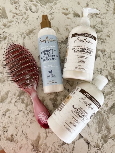 These finds are my favorite way to combat tangles! This time of year Madeline‘s hair gets so crazy with all of the swimming. These products add moisture back into her hair. I love the shampoo and conditioner, and then I keep this leave in product in my beach bag and spray it in her hair after she swims. These are our favorite brushes as well!

Tangles. Shampoo. Conditioner. Walmart finds. LTK under 50. Ltk beauty. 