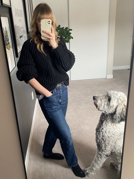 Happy Friday! Here’s today’s work from home #OOTD 🪞✨ ft. my trusted furry coworker 🐩

Sweater is old H&M but I’ve linked similar options!

#LTKstyletip #LTKfindsunder100 #LTKworkwear