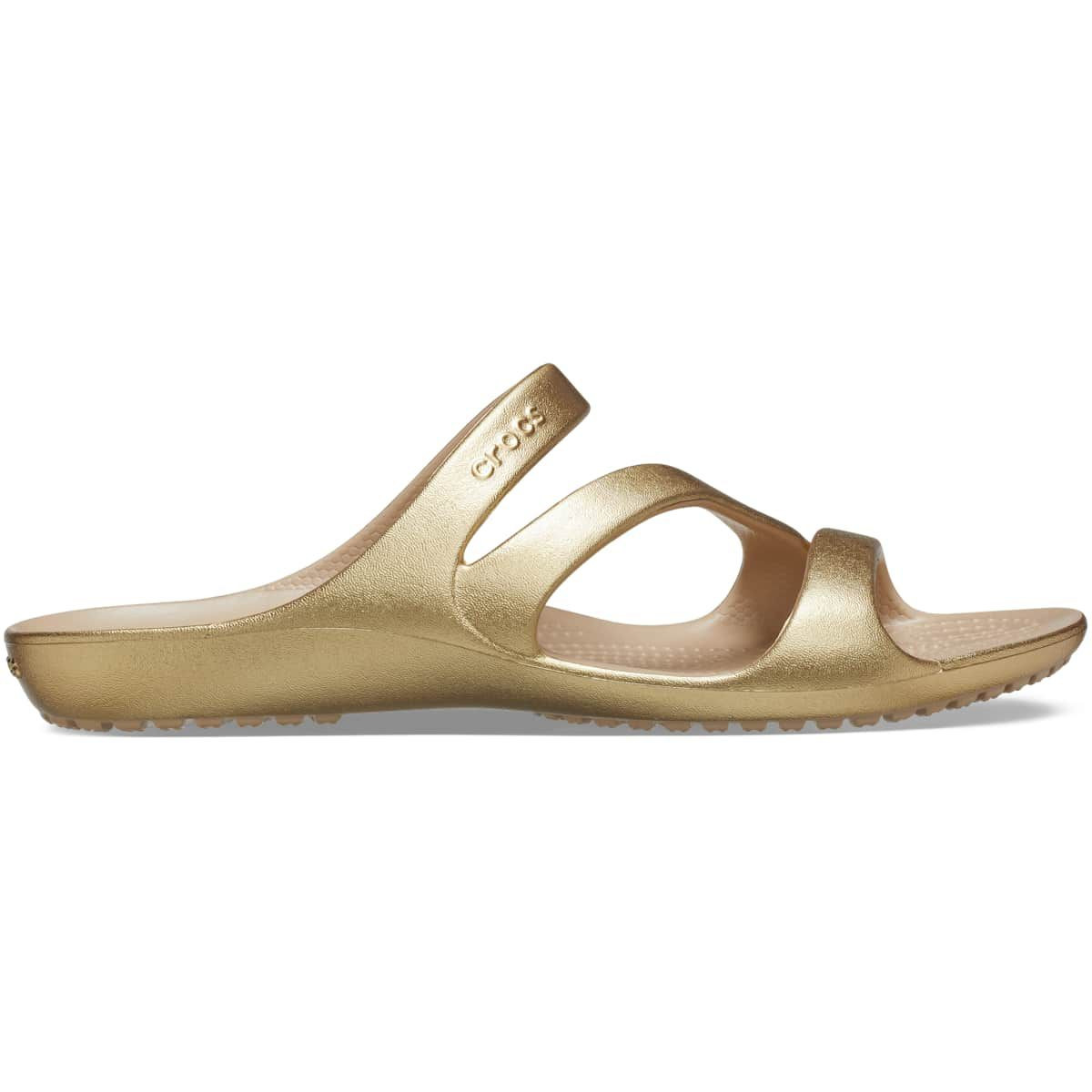 Crocs Women's Kadee II Metallic Sandals, W8, Gold | Target