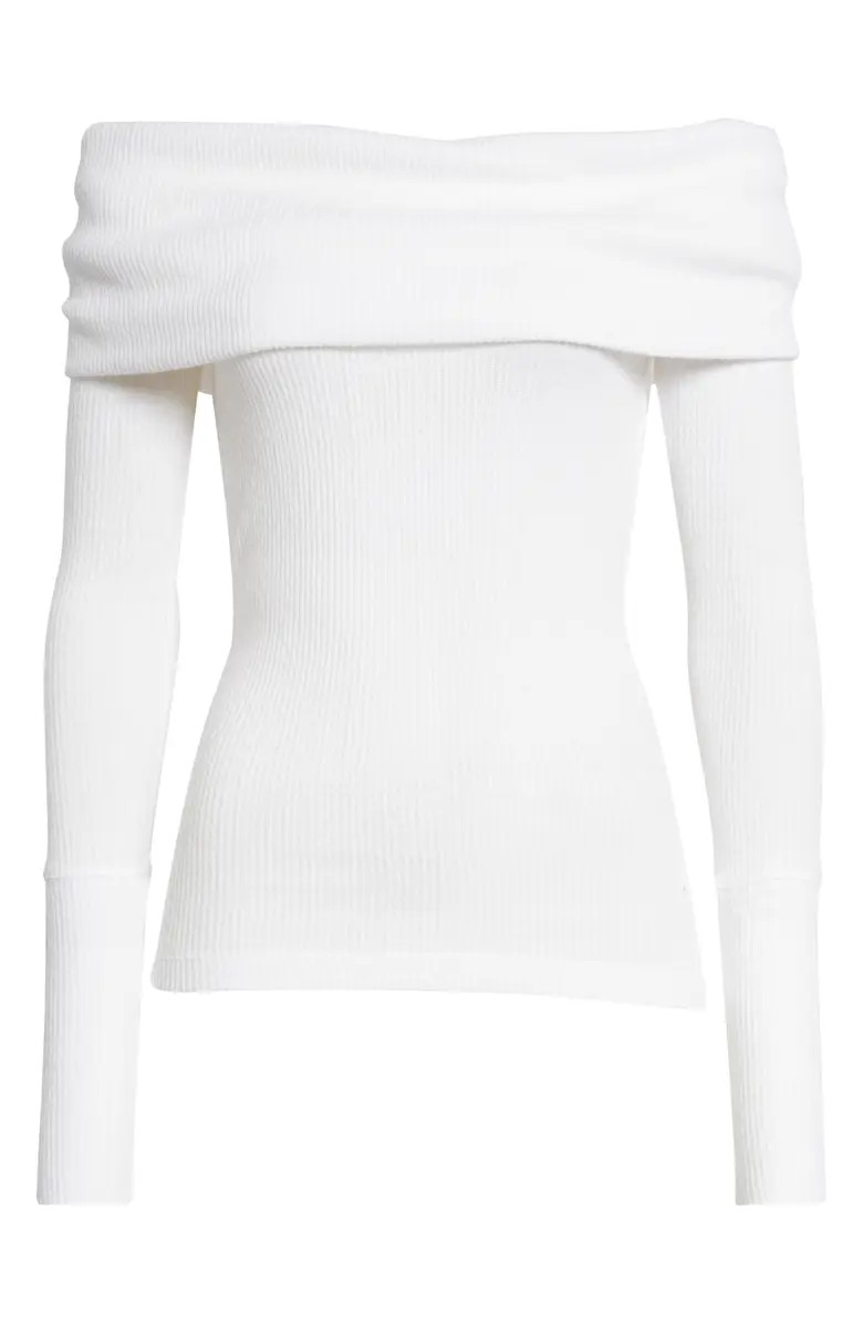 Snowbunny Off the Shoulder Long Sleeve Tee | Nordstrom
