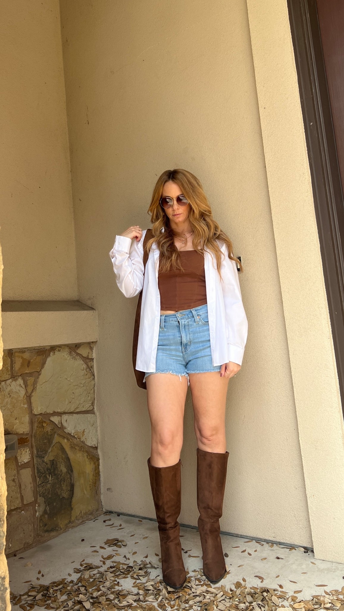 Brewery date night. Stole my husbands button down shirt. 



#springoutfit #westernoutfit 

#LTKSaleAlert #LTKPetite #LTKSeasonal