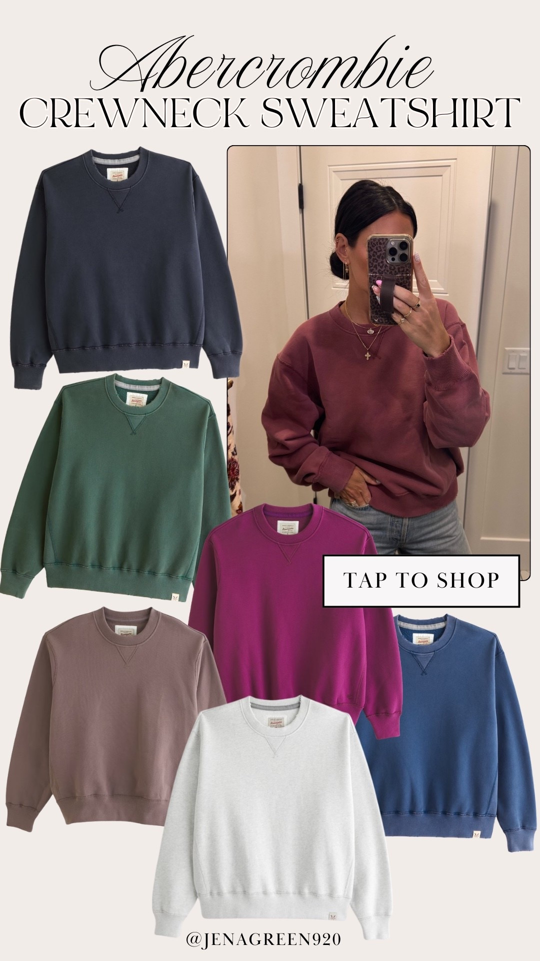 Abercrombie Crewneck Sweatshirt
| Pullover Sweatshirt 

#LTKootd #LTKTall #LTKSpringSale