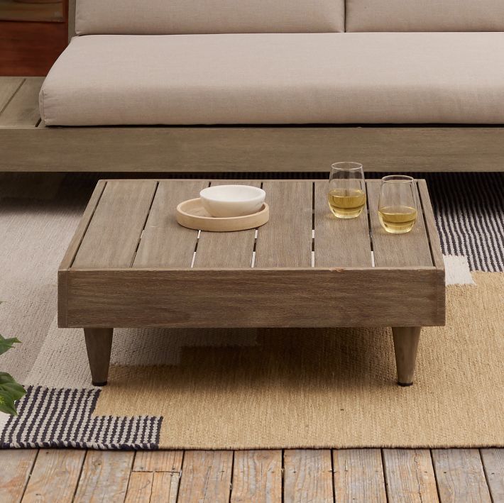 Portside Low Outdoor Coffee Table (31") | West Elm (US)