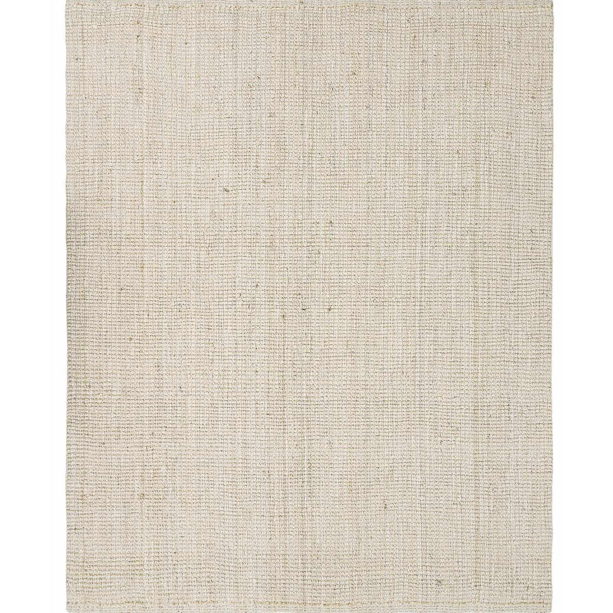 Hauteloom Ambel Handwoven Bleached Jute Rug - Natural Fiber Area Rug - Natural Farmhouse Look Car... | Walmart (US)