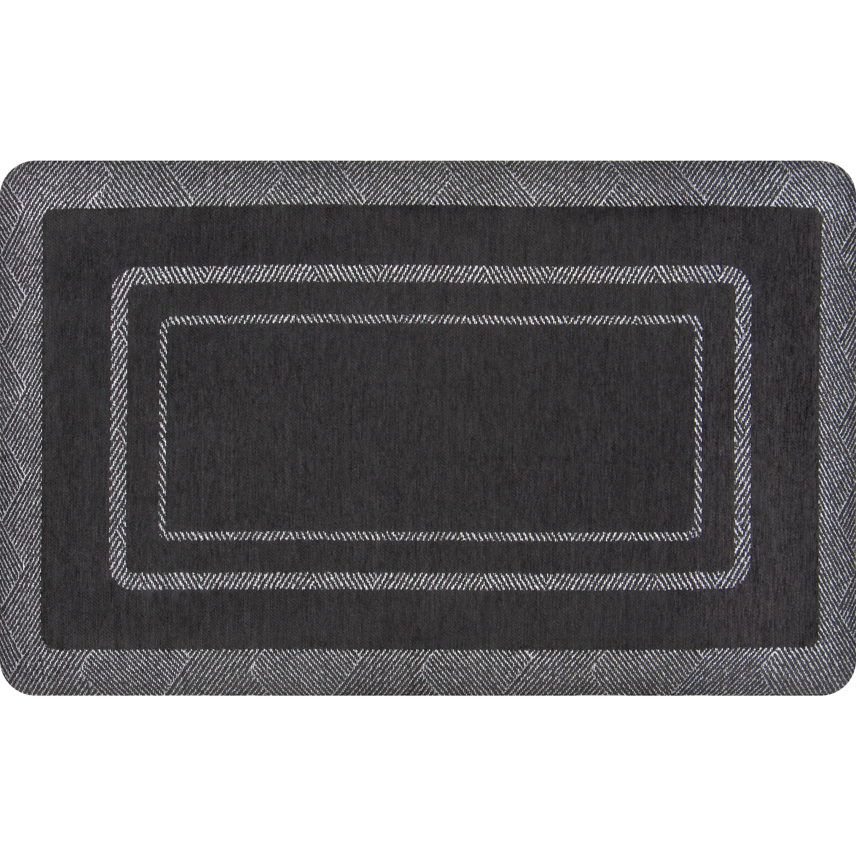 Better Homes & Gardens Dustin Collection Modern Weave Rich Black Anti-fatigue Kitchen Mat 20" x 3... | Walmart (US)