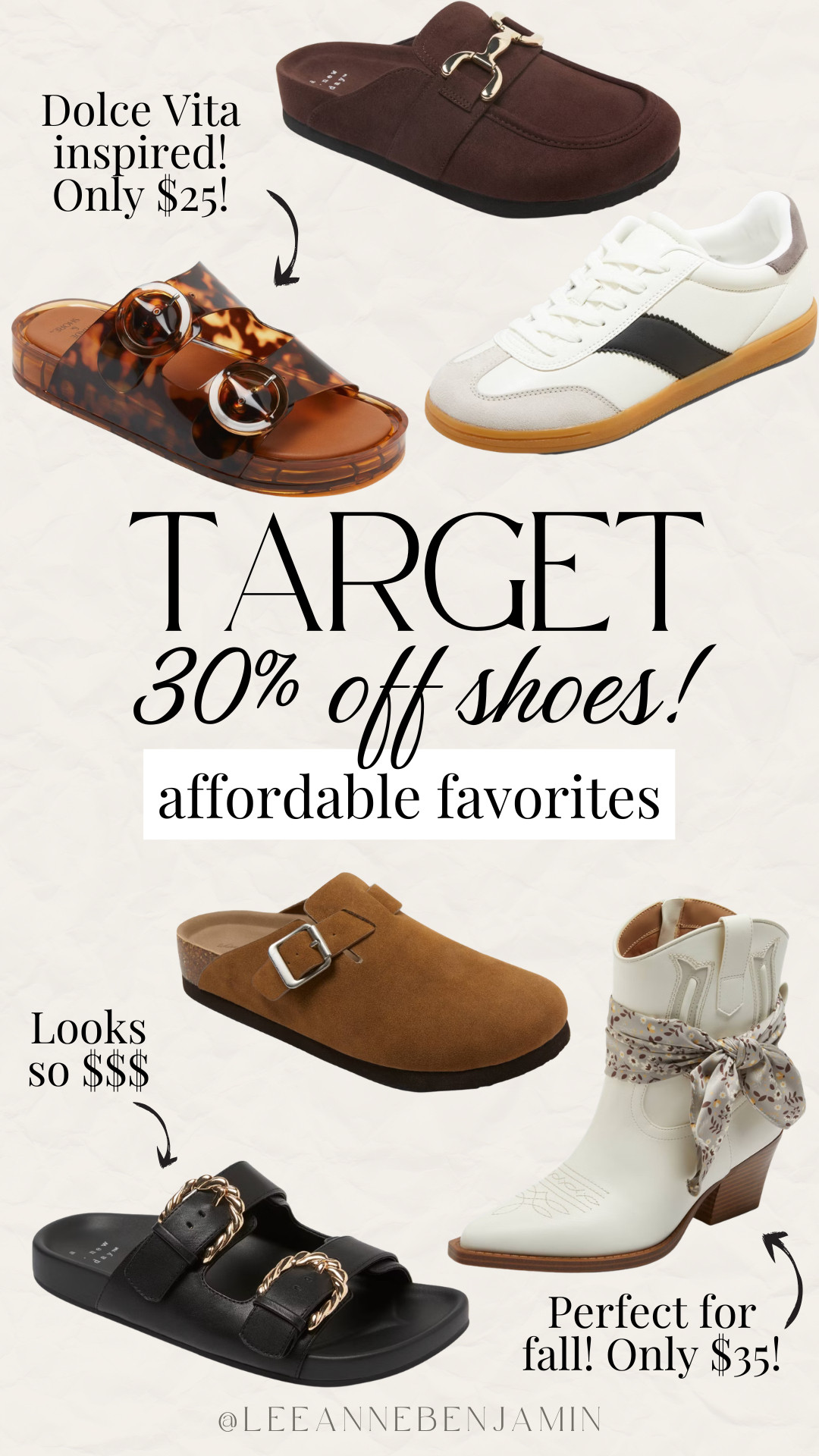 30% off shoes at Target! 

 #LTKmomlife #LTKSaleAlert #LTKMidsize